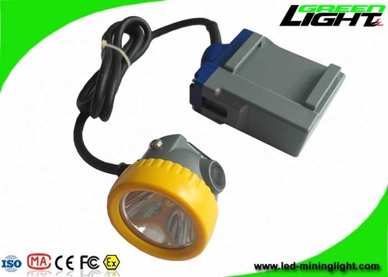 Van de Straal Geribde GLB van de steenkool Navulbare Geleide Koplamp 15000lux Hoge de Lamp6.6ah Batterij