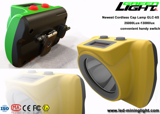 Van de 18000 Lux Rechargeable-LEIDENE de Draadloze ultra Heldere Handige Schakelaar Mijnbouwkoplamp