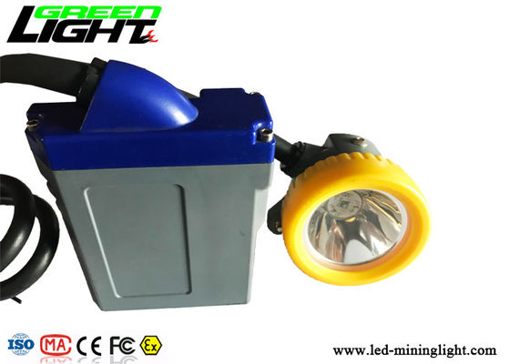 Geribde Navulbare Li van de Mijnwerkerskoplamp 15000lux 3W Cree Led With 6.6Ah - Ion Battery