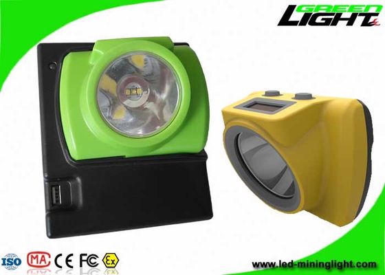 25000 Lux Cordless Mining Cap Lights het Schokbestendige Handige Schakelaar Persoonlijke Veiligheid Volgen