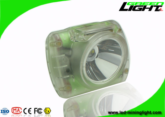 Lichtgewicht 13000 Lux Rechargeable Miners Cap Lamp Waterdichte IP68 met USB-Lader