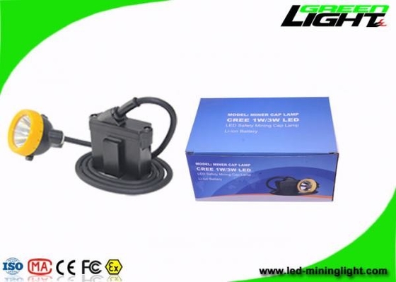 Cree Source Cordless Cap Lamp-Mijnbouw10000lux 6.6Ah Batterij met Siliciumknoop