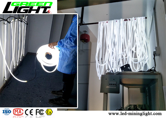 De warme Witte Geleide Strookband steekt 60 LEDs SMD5050 voor Gevaarlijke/Veilige Gebiedsverlichting aan