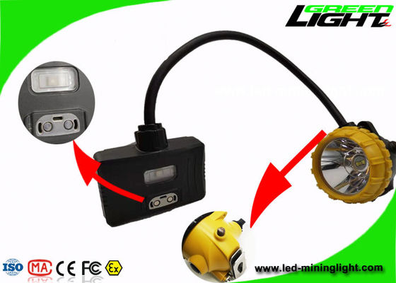 15000lux van de de Lampwaarschuwing van de helderheids Semi Geribd Mijnbouw van de Lichtenpanasonic de Batterijpak