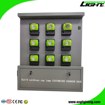 110V-240V Cree Led Headlamp Rechargeable Rack 30 Eenheden met Privé Kasten