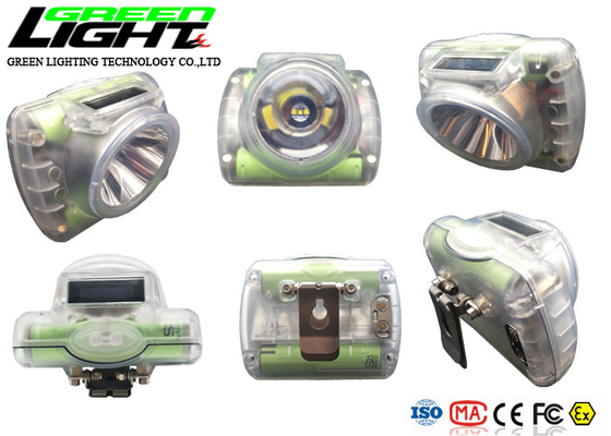 IPX8 waterdichte ABS 1.78W 13000 LUX Underground Cap Lamp