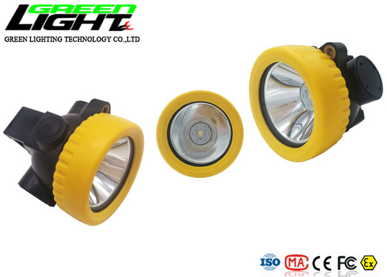 De warme Witte Draadloze Mijnwerker Cap Lamp van 5000LUX 2200mAh IP68
