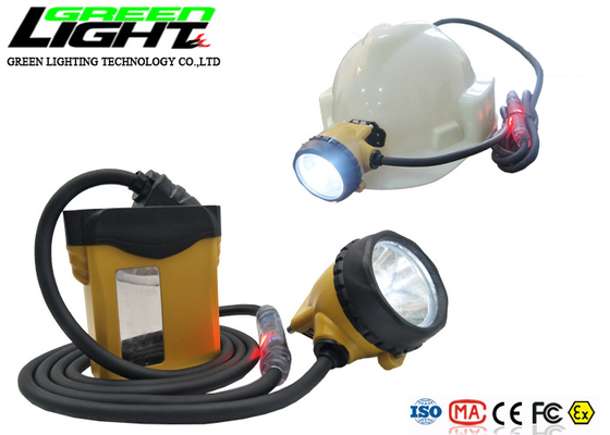 Navulbare LEIDENE van 25000lux 3W 10.4Ah Mijnbouwkoplamp
