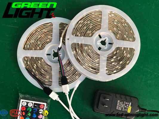 RGB SMD5050 LEIDENE van 12W IP65 Flexibele Strooklichten