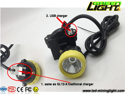 1.67W 6.6Ah 1000 de Ondergrondse Mijnwerkers van Lux Mining Cap Light For