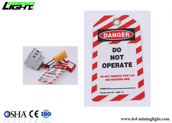 OSHA de Markeringen die van de de Douaneuitsluiting van pvc Uitsluitingsmarkeringen uit waarschuwen
