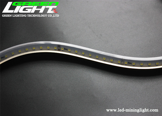 15W/M 1100lum van LEIDENE Silicium Gal Transparent 72LEDs/m Mijnbouw het Lichte Stroken