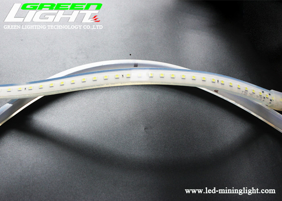 15W/M 1100lum van LEIDENE Silicium Gal Transparent 72LEDs/m Mijnbouw het Lichte Stroken