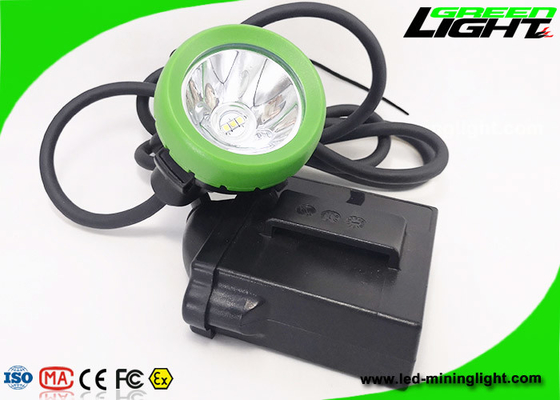 Geribde LEIDENE van 10000lux 7.8Ah Mijnbouw Lichte 1.67W Ondergrondse Mijnbouwlamp