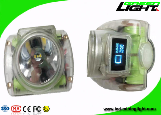 6800mA maak van de Navulbare LEIDENE de Vertoning Mijnbouwkoplamp 232lum 13000 Lux Smart OLED waterdicht