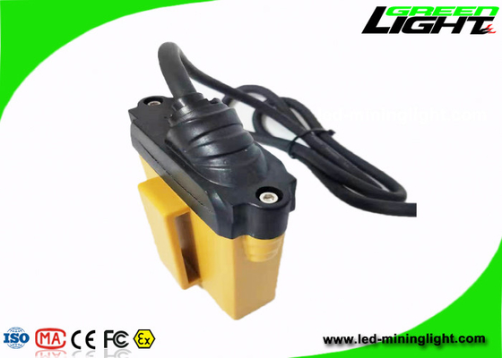 25000Lux 10.4Ah Knipperende Mijnkap Lamp 348lum Verstelbare Headclip Met Achter Waarschuwingslichten