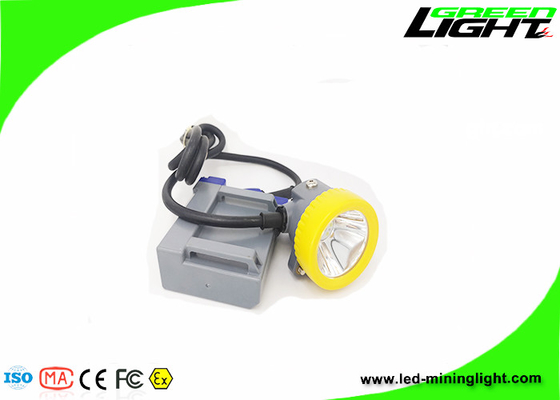 de Geribde LEIDENE van 15000Lux 6.6Ah Lamp van GLB 1.67W IP68 Waterdicht voor Mijnbouw het Een tunnel graven
