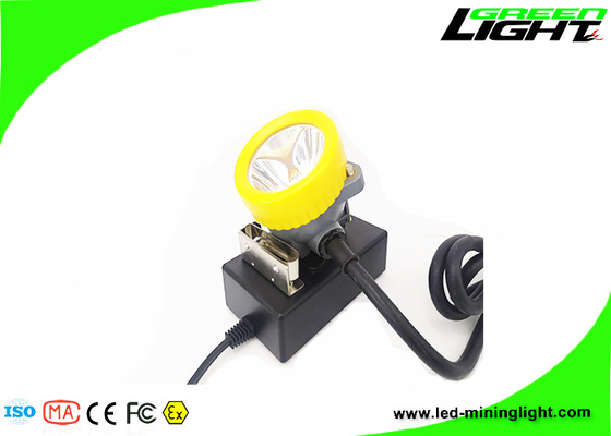 de Geribde LEIDENE van 15000Lux 6.6Ah Lamp van GLB 1.67W IP68 Waterdicht voor Mijnbouw het Een tunnel graven