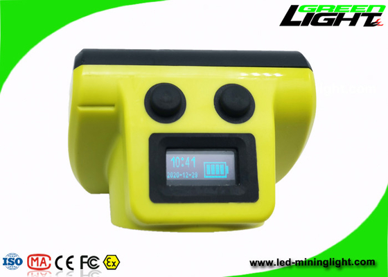 6.8Ah Lamp van mijnwerkers de Draadloze GLB 18000lux IP68 Waterdicht met OLED-de Vlam van het Schermbayer - vertragersmateriaal