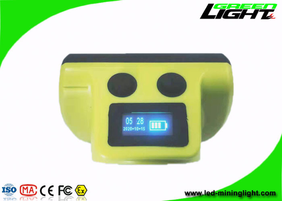 IP68 Waterdichte Mijnbouw Led Lights 18000lux OLED-scherm Magnetische USB Opladen Draadloze Mijnwerker Cap Lamp met SOS