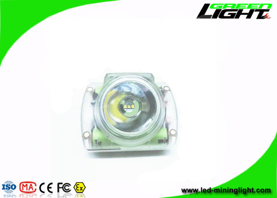 Transparante 13000 Lux Draadloze Led Mijnbouwlichten IP68 Waterdichte Cree Led Met OLED-scherm Mijnwerkerkoplamp