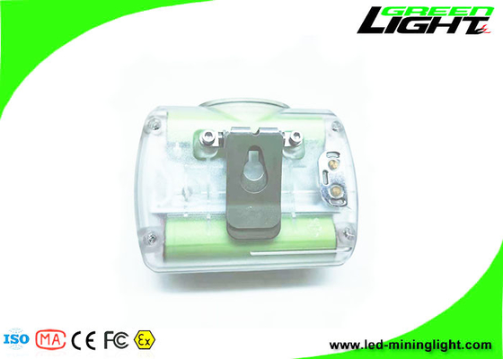 Transparante 13000 Lux Draadloze Led Mijnbouwlichten IP68 Waterdichte Cree Led Met OLED-scherm Mijnwerkerkoplamp