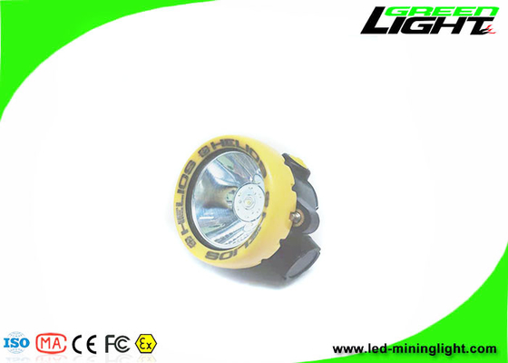 IP67 waterdichte oplaadbare mijnwerkerskoplamp ABS PC 5000Lux draadloze kaplamp voor ondergronds