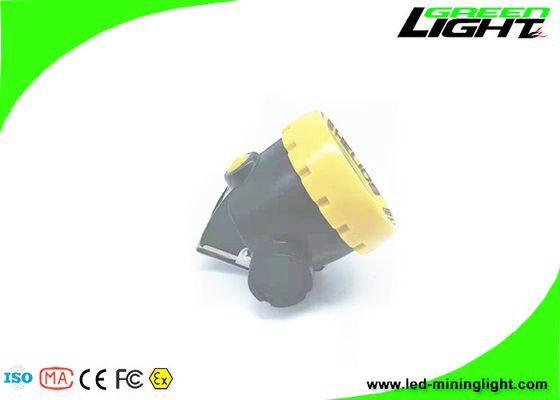 IP67 waterdichte oplaadbare mijnwerkerskoplamp ABS PC 5000Lux draadloze kaplamp voor ondergronds