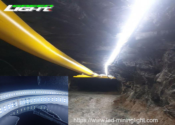AC110V 35W LED flexibele stripverlichting SMD2835 280LEDs dubbele rij waterdichte ledstrip voor tunnel ondergrondse mijn buiten