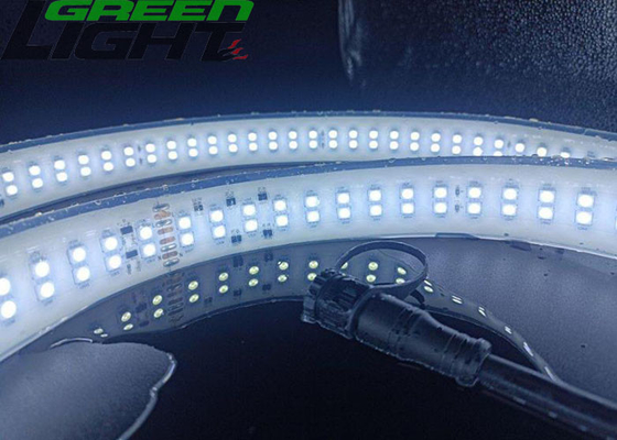 AC110V 35W LED flexibele stripverlichting SMD2835 280LEDs dubbele rij waterdichte ledstrip voor tunnel ondergrondse mijn buiten