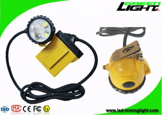 25000lux Super Heldere Oplaadbare LED Mijnwerkers Lamp 10.4Ah SAMSUNG Batterij IP68 3W Waterdichte Koplamp
