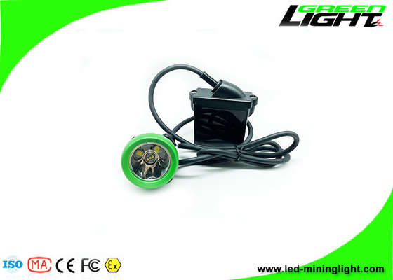 Anti Explosieve 12000lux Led Mijnwerker Cap Lamp Siliconen Knop Snoer Cap Lamp Kleur Logo Aangepaste 18 uur Werktijd