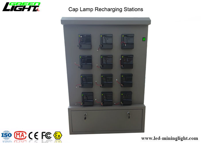 Draadloze Mining Cap Lamp Laadstation 12V Uitgang Voor GLC6 Cap Lamp