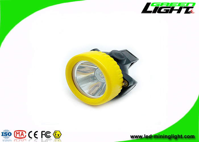 IP67 waterdichte oplaadbare mijnwerkerskoplamp ABS PC 5000Lux draadloze kaplamp voor ondergronds