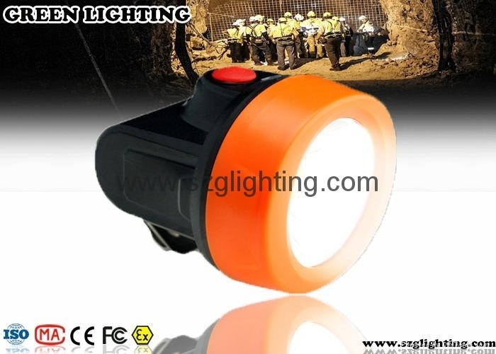 Van de oranje 6000lux-LEIDENE LEIDENE Mijnbouw van de Lichte Sterke Helderheid de Batterij Mijnbouwkoplamp 2.8Ah