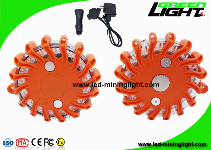 Magnetische Amber Safety Flashing-LEIDEN Waarschuwingslicht voor de Weggloed van het Noodsituatieverkeerslicht