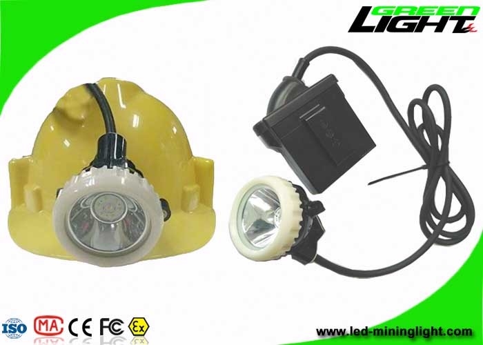 Van de hoge LEIDENE van Straal Geribde Cree de Batterijcapaciteit Mijnbouw Lichte Koplamp 10000lux 6.6Ah
