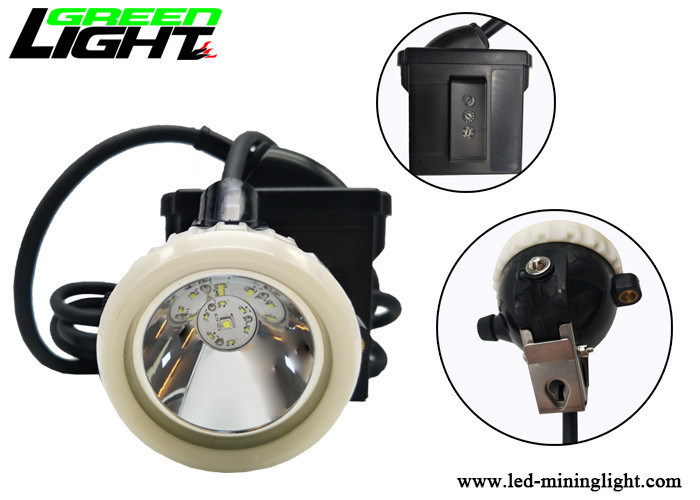 Navulbare Li - Ion Battery Led Miners Cap-Lamp 16 de Helderheid van Urenwerktijden 10000lux