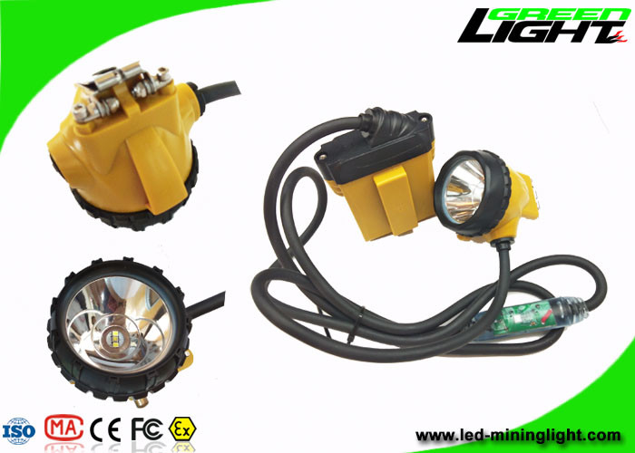 IP68 de waterdichte Geleide Aangepaste Kleur van de Mijnwerkerslamp 25000lux 10.4Ah Batterij