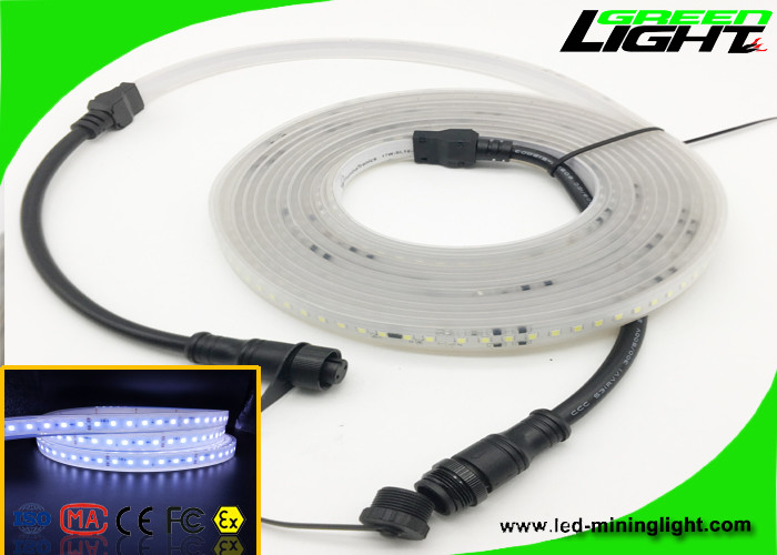 Rgb SMD 5050 Waterdichte Flexibele Geleide Strooklichten koelt het Witte Materiaal van Kleurensillicone