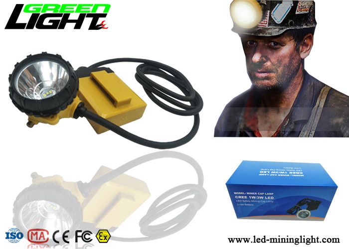 Draagbare 25000 Lux Rechargeable-LEIDENE Koplamp, Lamp van de Mijnbouwglb van 10.4Ah de Geribde IP68