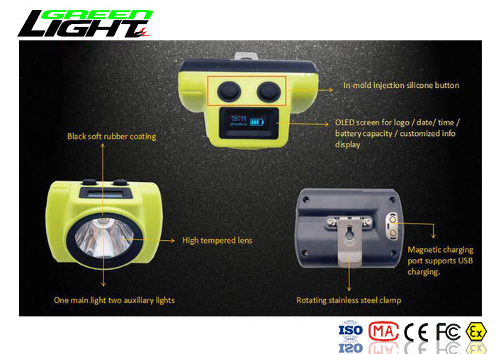 Cree Rechargeable-van LEIDEN Lader Koplamp de Draadloze USB voor Bouwvakker het Lichte Lopen