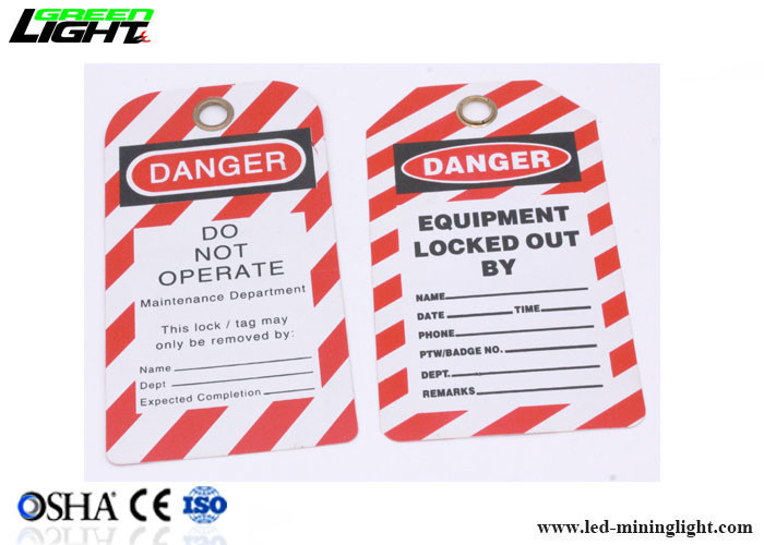 OSHA de Markeringen die van de de Douaneuitsluiting van pvc Uitsluitingsmarkeringen uit waarschuwen