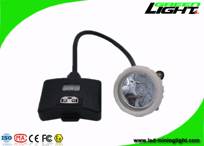 Snoer Mijnbouw Hard Hat Licht 10000 Lux Oplaadbare Mijnwerkers Koplamp 5200mAh Li-ion Batterij Met Achter Waarschuwingslampje