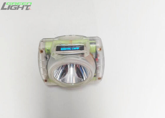 Explosiebestendige draadloze led koolmijnkaplamp IP68 Oled Screen 20000lux mijnwerkerlamp